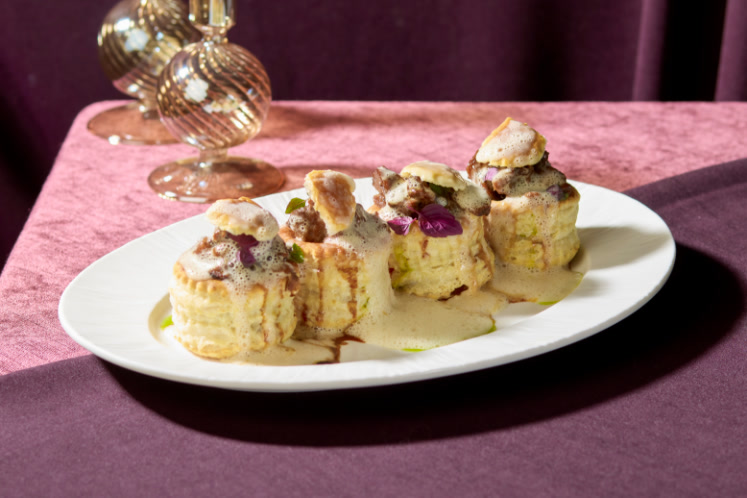 Mini pastei met runderwang