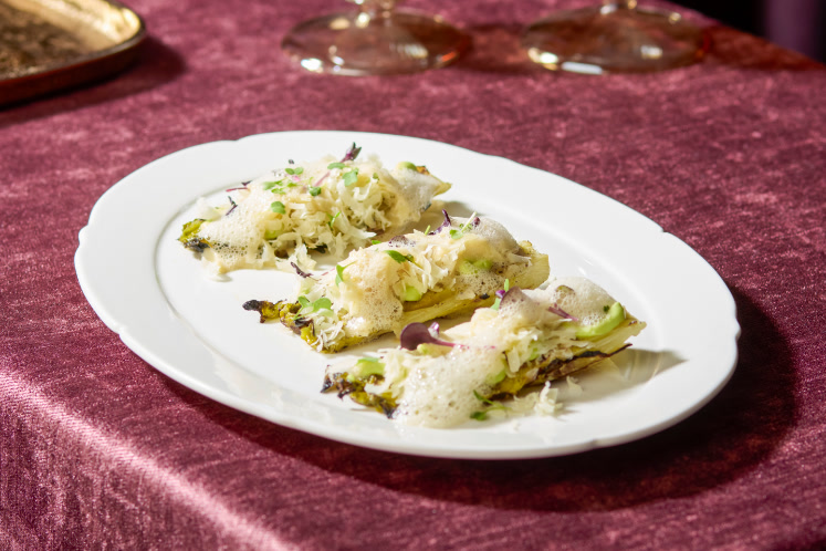 Suikersla, botersaus en gepekelde citroenmayonaise