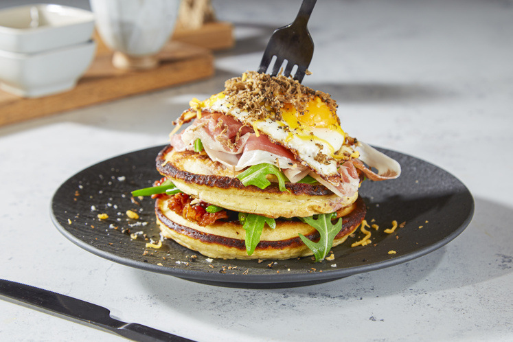 Parma truffel pannenkoek