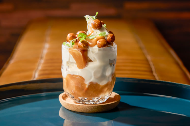 Peanut Butter & Pretzel soft serve