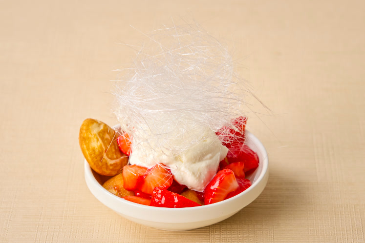 Poffertjes met zomerkoninkjes en ricotta