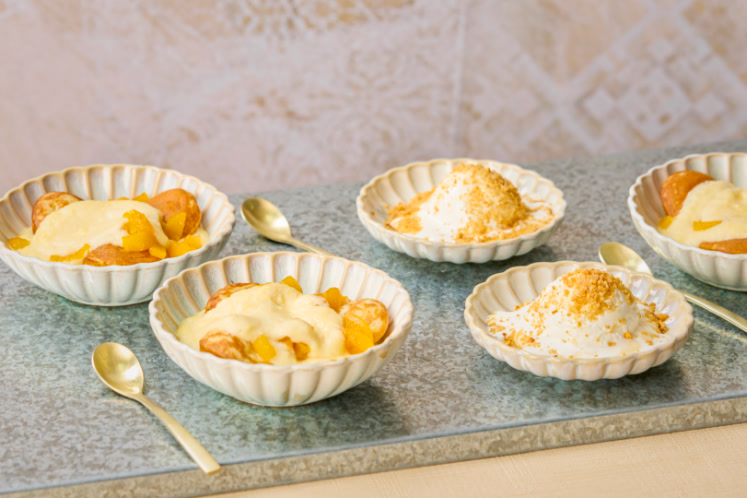 Poffertjes pudding-stijl