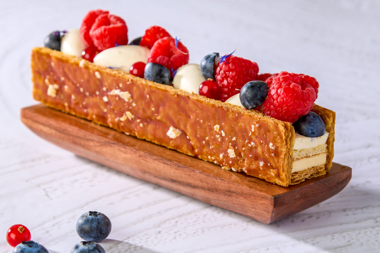 Tompouce met namelaka