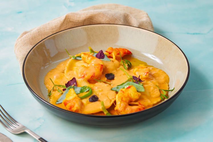 Ravioli van kingkrab