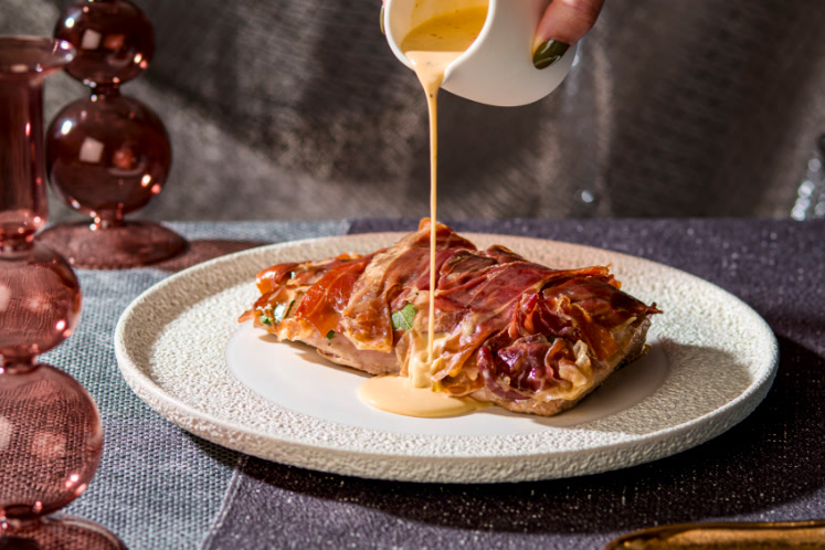 Saltimbocca van kalfslende