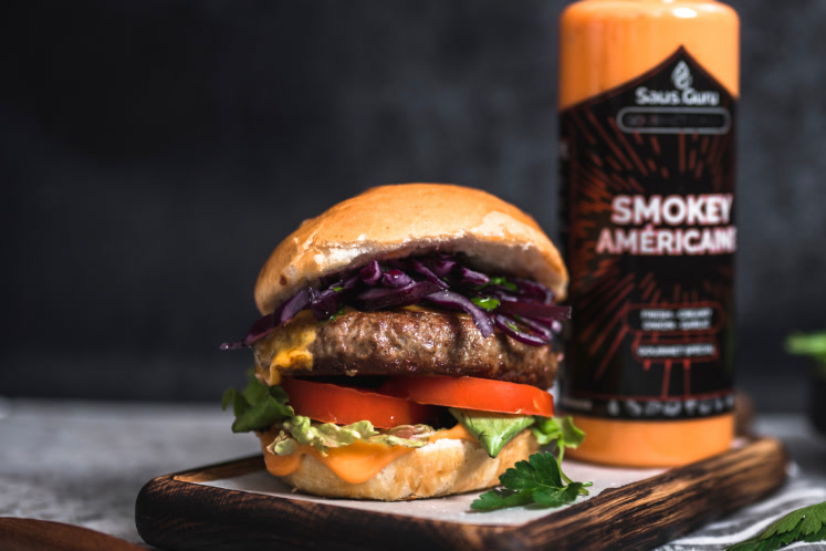 Smokey Américaine cheeseburger