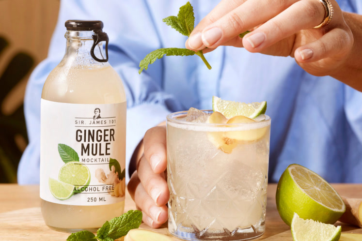 Sir James 101 Ginger Mule mocktail