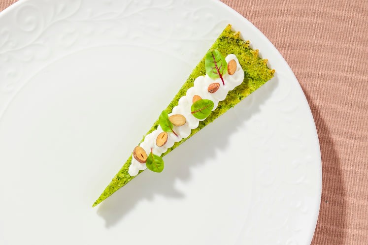 Taartpunt van boerenkool