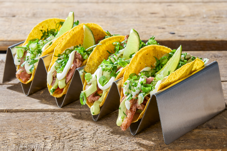 Taco met eendenborst en Pico de gallo