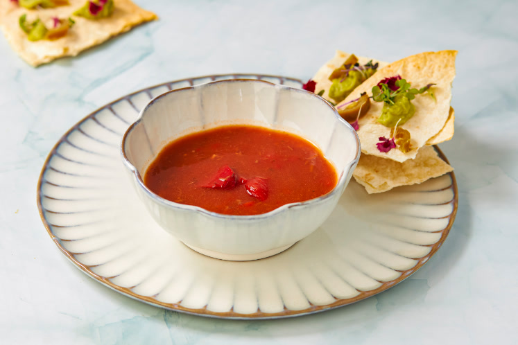 Texaanse tomatensoep