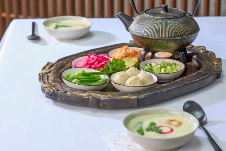 Tom Kha Kai om te delen