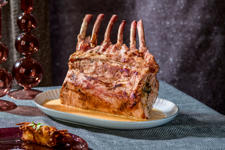 Varkensrack met taleggio