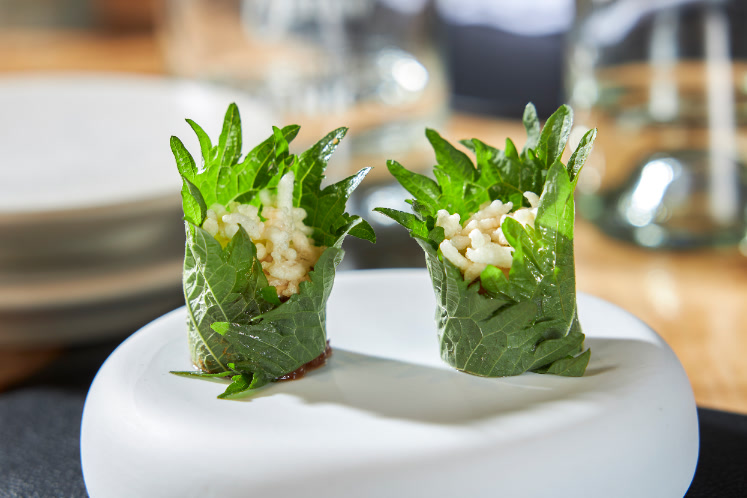 Shiso, rundertartaar, unagi