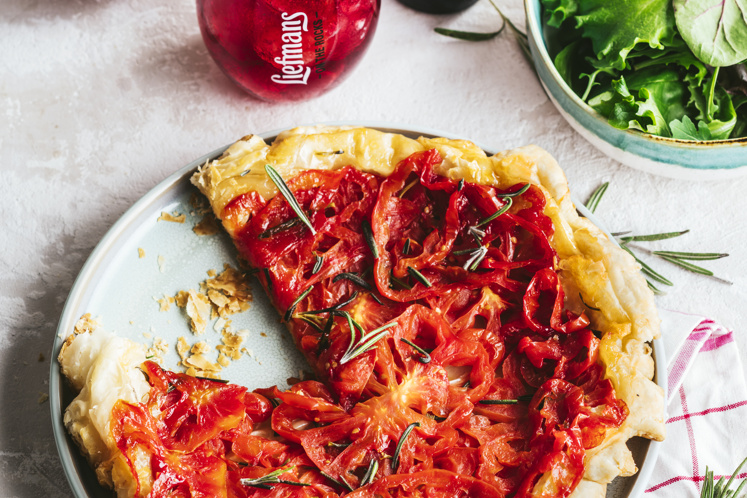 Liefmans tarte tatin met tomaat