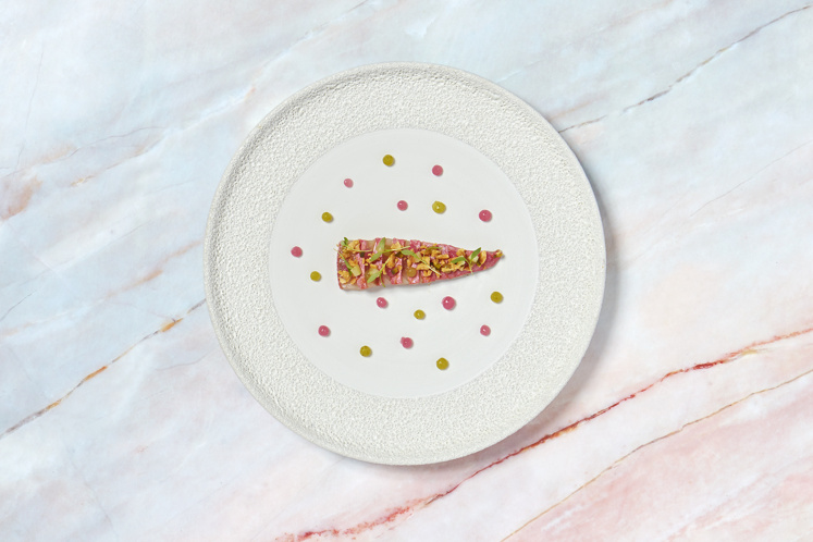 Rode mul in Thaise stijl