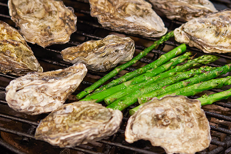 Zomeroesters van de barbecue