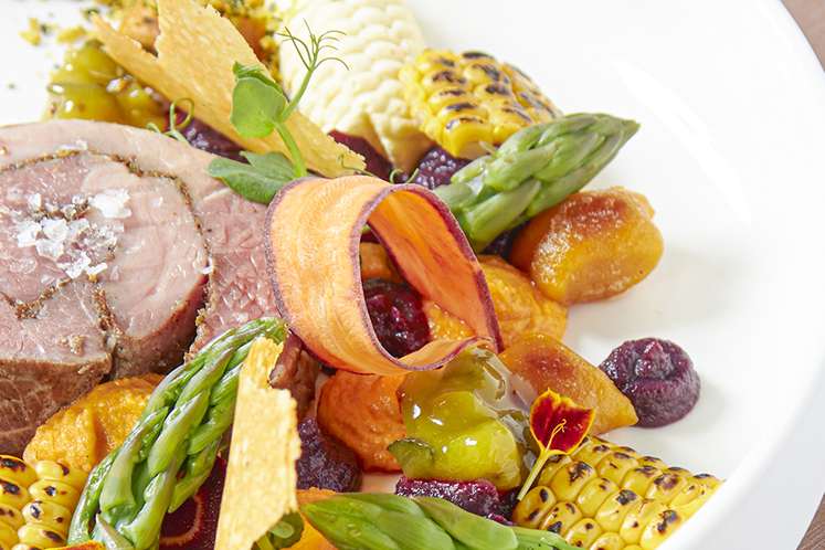 Lamsbout met verschillende bereidingen