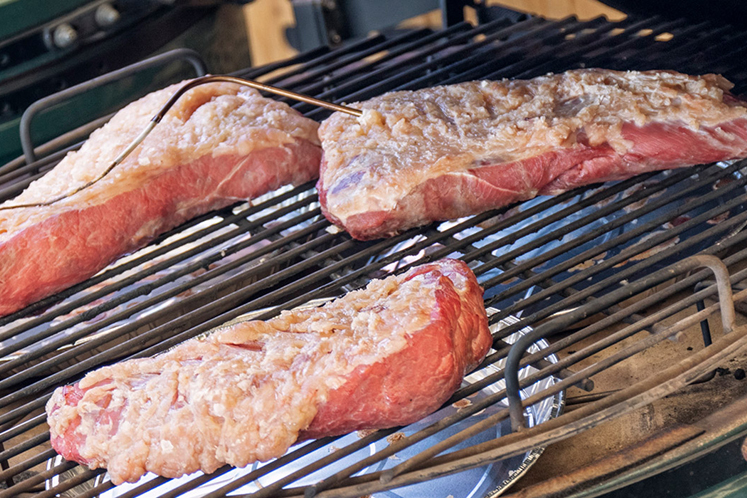 Liesstukje van de Big Green Egg