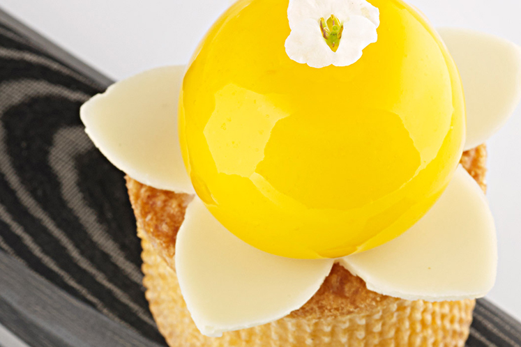 Blood Orange Petit Chou