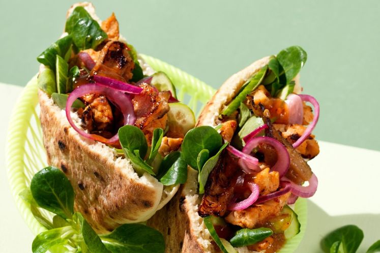 Naanta Pocket Bread met Veggie Chili Chicken