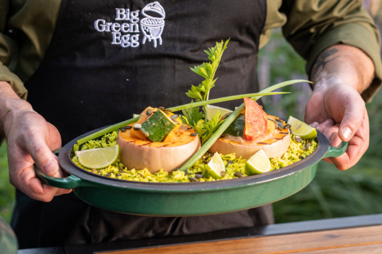 Vegetarische curry van de Big Green Egg — extra image