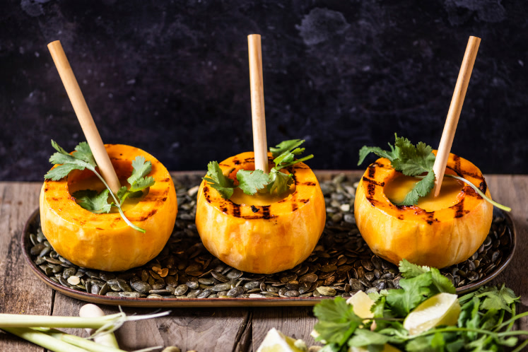 Soupe de potiron orientale au Big Green Egg — extra image
